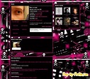 Pink & Skulls Friendster Layouts - Pimp-My-Profile.com