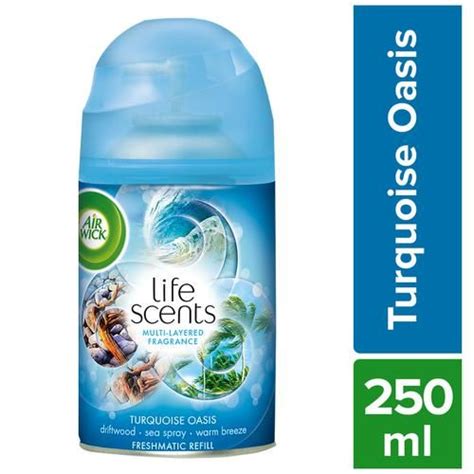 Buy Airwick Room Freshener Freshmatic Refill Life Scents Turquoise Oasis 250 Ml Online At Best