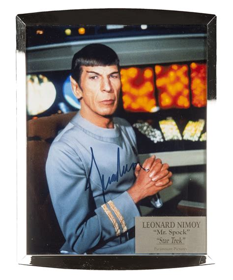 Lot Detail Lot Of 3 Signed Star Trek Signed Photos Including