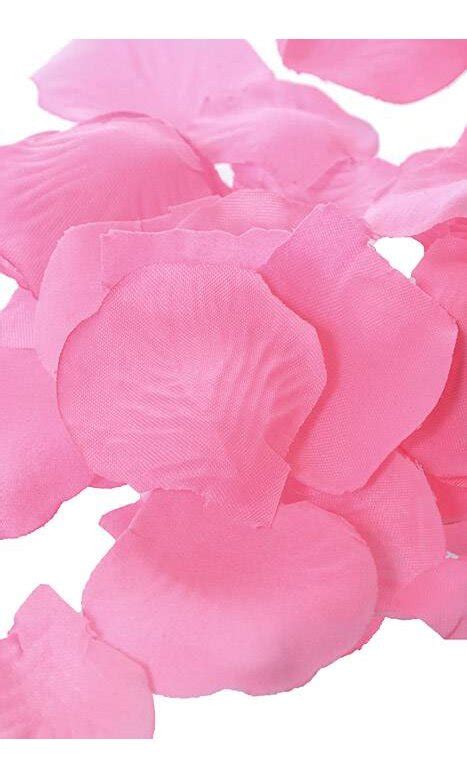 Silk Rose Petals Light Pink Pkg500