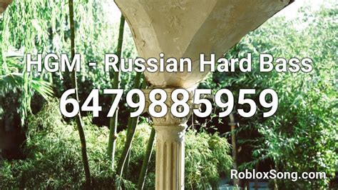 HGM Russian Hard Bass Roblox ID Roblox Music Codes