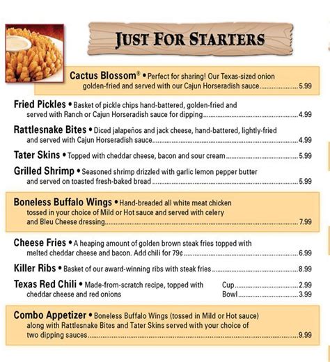 Learn vocabulary, terms and more with flashcards, games and other study tools. Texas roadhouse lunch menu prices - New Store Deals