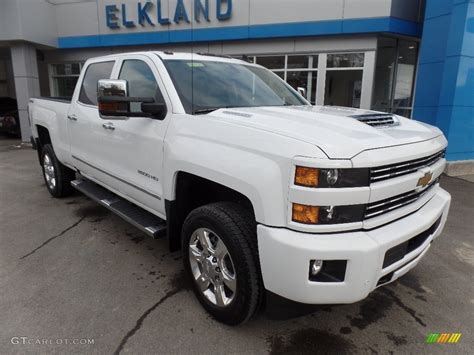 2019 Summit White Chevrolet Silverado 2500hd Ltz Crew Cab 4wd