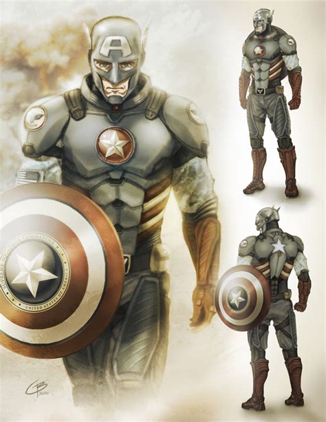 Seduced By The New Captain America Concept Art