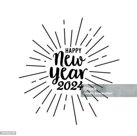 Selamat Tahun Baru 2024 Desain Ilustrasi Stok Unduh Gambar Sekarang