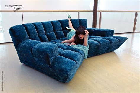 Cloud 7 Sofa Ocean Blue Velvet Sofa Design By Magdalena Jasienski