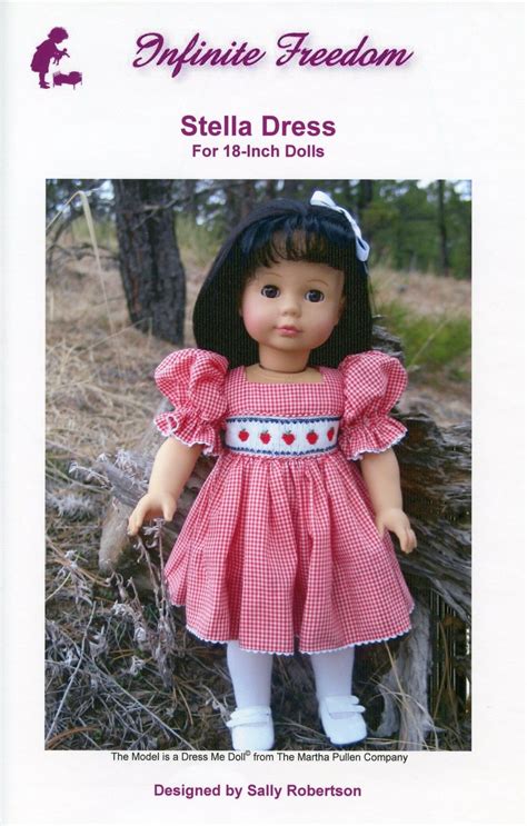 Downloadable Stella Smocked Doll Dress Pattern For 18 Inch Etsy
