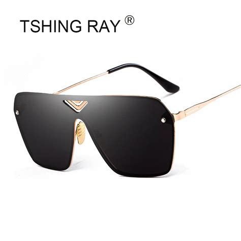 Tshing Fashion Rimless Square Sunglasses Men 2017 New Italy Brand