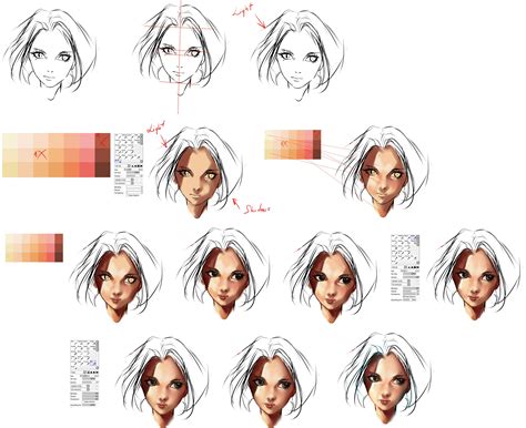 Maybe you would like to learn more about one of these? face coloring tutorial by ryky.deviantart.com on @DeviantArt | Coloring tutorial, Painting ...