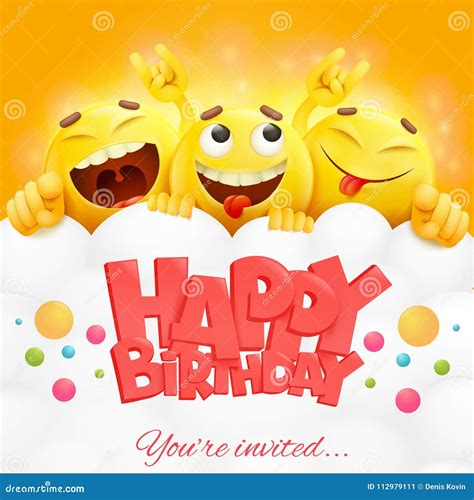 Happy Birthday Smiley Face Clip Art