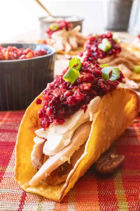 Leftover Thanksgiving Turkey Tacos A Table Full Of Joy
