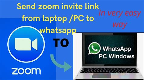 Zoom Meetinghow To Send Zoom Link From Laptop To Whatsapphow To Use