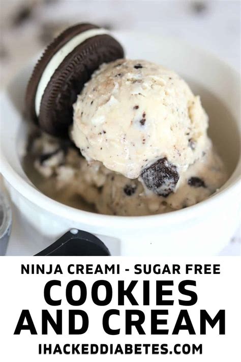 Ninja Creami Oreo Ice Cream Sugar Free I Hacked Diabetes