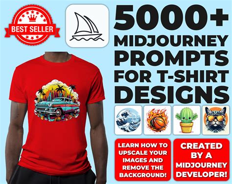 5000 Midjourney Prompts For T Shirt Designs Midjourney Etsy
