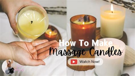 How To Make Massage Candles At Home YouTube