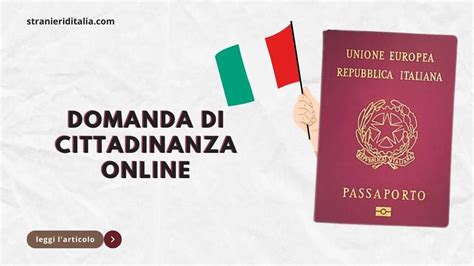 Come Compilare La Domanda Di Cittadinanza Italiana Online