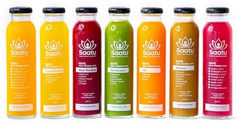 Cold Pressed Juices Saatu Health And Wellbeing Elixirs