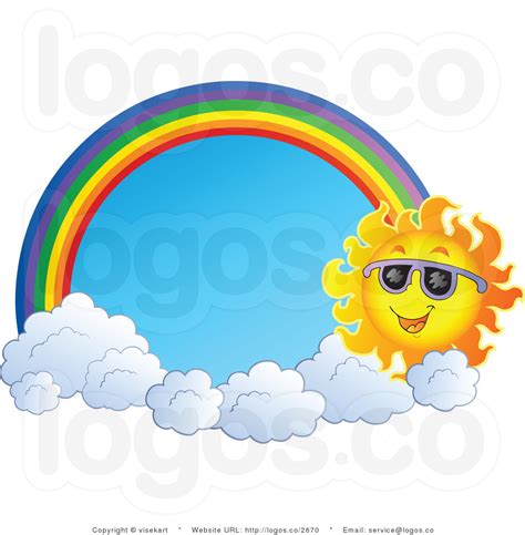 Rainbow And Sun Clipart Free Download On Clipartmag