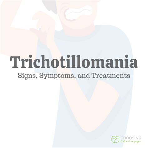 trichotillomania signs symptoms and treatments choosing therapy