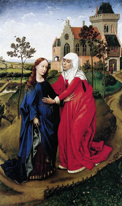 the visitation 1435 1440 oil and tempera on wood 57 5 x … flickr