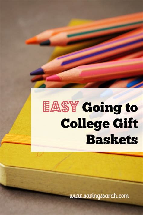 Gift card to go out to eat somewhere within walking distance of campus. Easy Going to College Gift Baskets - Earning and Saving ...