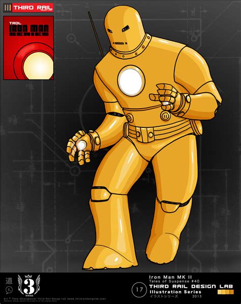 Trdl Iron Man Mk Ii Gold By Trdlcomics On Deviantart