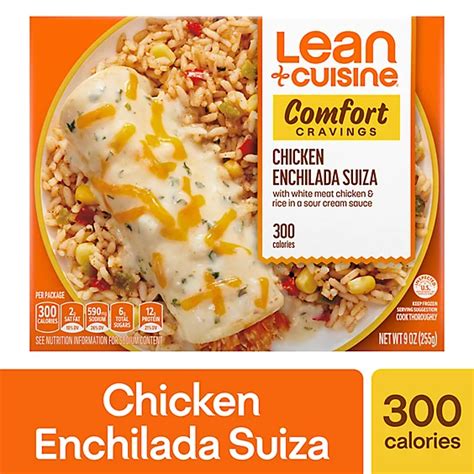 Lean Cuisine Comfort Cravings Chicken Enchilada Suiza Frozen Entrée 9