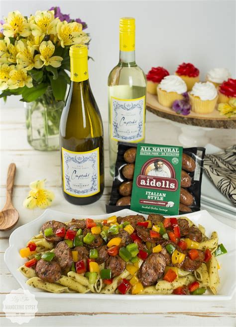 Gluten free sausage links are all natural, minimally processed chicken with no artificial ingredients and no. Savor Your Summer Recipe With Aidells® Sausage + The Wine Group's Cupcake® Wines | Summer ...