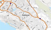 Oakland Map, California - GIS Geography