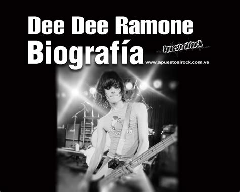 Dee Dee Ramone Biografía Apuesto Al Rock