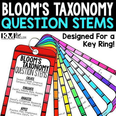 Blooms Taxonomy Question Stems Higher Order Thinking Questions Blooms