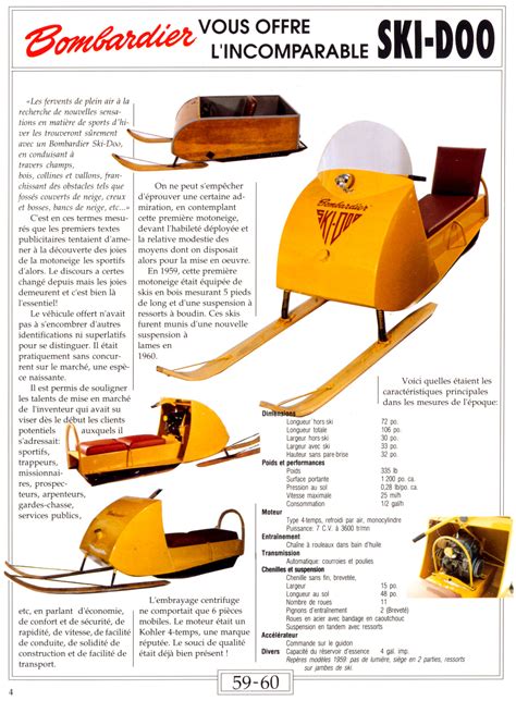 Hors La Loi Fasciner Liberté Ski Doo Bombardier 1959 Vouloir Neuvième Formation