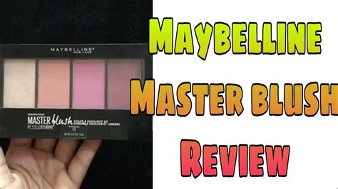 Maybelline Master Blush Palette Review And Swatches Youtube