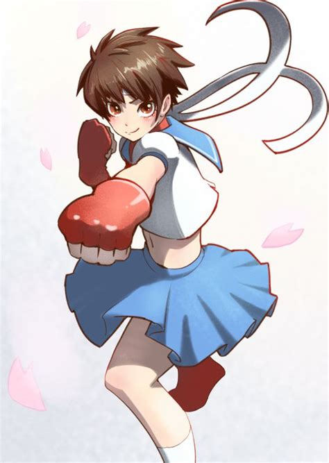 Sakura Sakura Street Fighter Street Fighter Characters Ryu Street