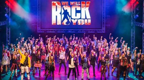 We Will Rock You At The Augusteo Theater In Naples The Musical With