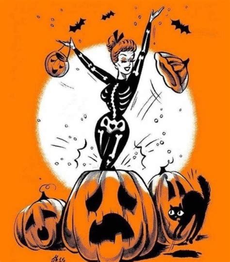 Witches Of Halloween Pin Up And Cartoon Girls Art Vintage And