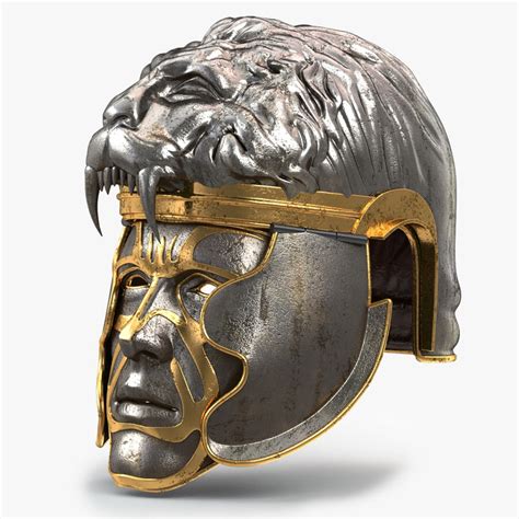 Medieval Lion Helmet 3d Turbosquid 1163694