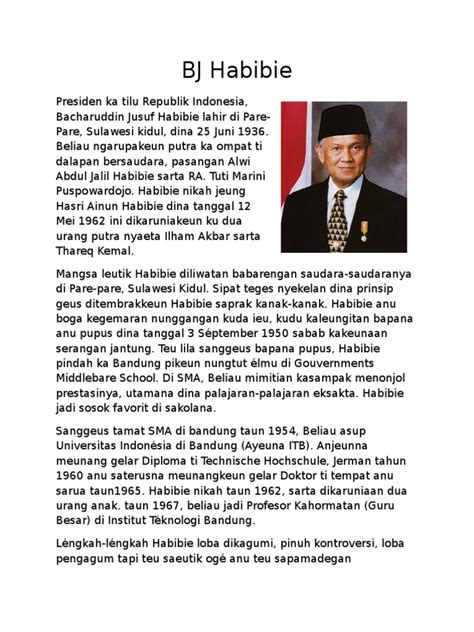 Biography Bj Habibie Pdf