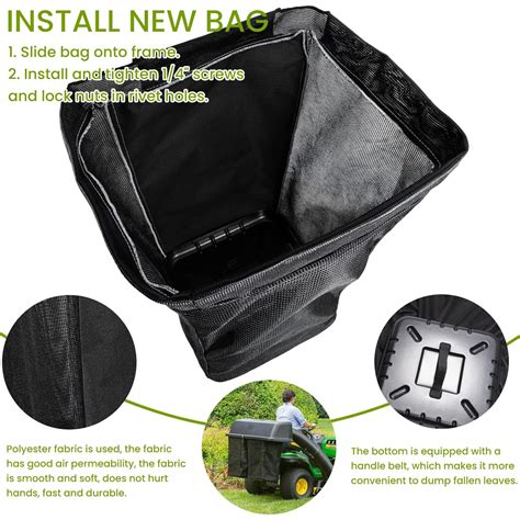Am122416 Grass Bags Am101602 Collection Systems For John Deere 100 115