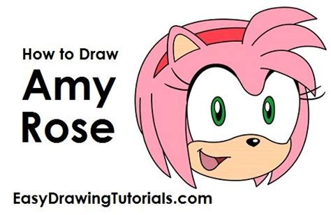 How To Draw Amy Rose Amy Rose Character Pumpkins Cute Disney Drawings