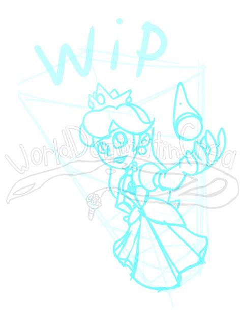 Princess Peach Wip By Worlddominatincrea On Deviantart