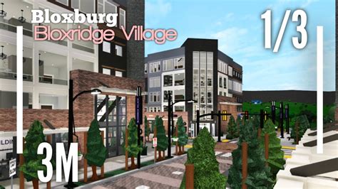 City Apartment Complex Speedbuild Part 1 Roblox Bloxburg 3m Youtube