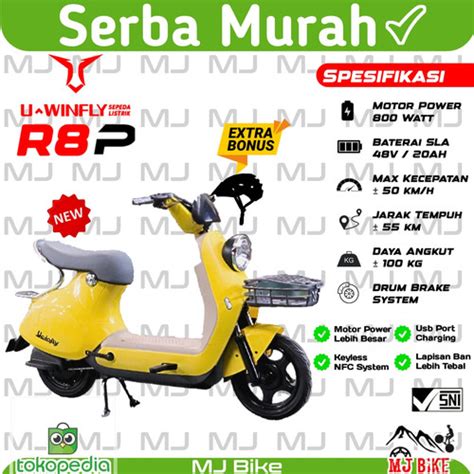 Promo Super Promo Sepeda Listrik Uwinfly Redfish R P Ah Ekstra