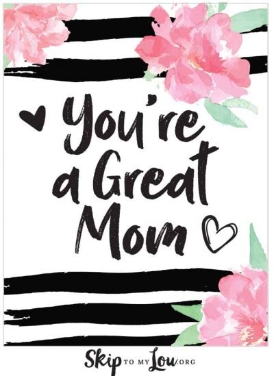 Printable Mothers Day Cards Skip To My Lou