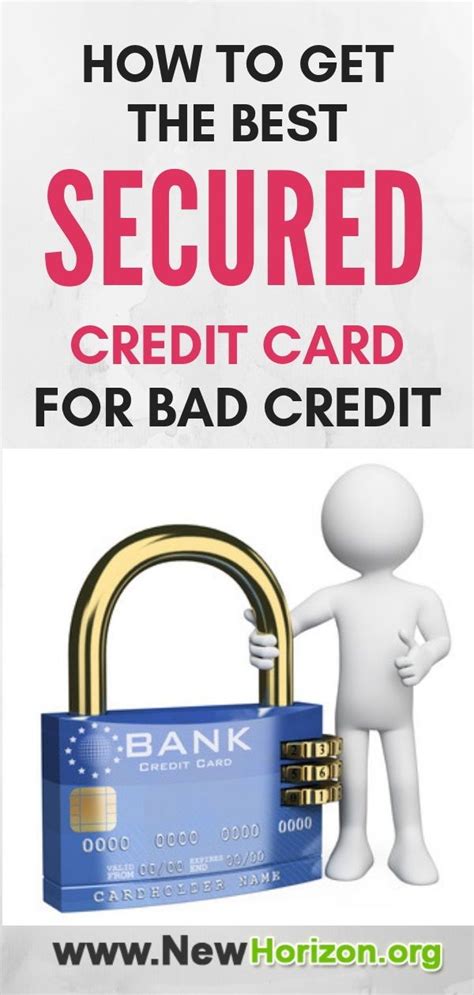 A secured credit card is a type of credit card that requires the cardholder to furnish security in the form of a cash deposit. How To Get The Best Secured Credit Card for Bad Credit | Secure credit card, Bad credit credit ...
