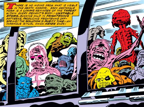 The changing people, dubbed the deviants by the eternals, are a fictional race of humanoids appearing in american comic books published by marvel comics. Deviant Mutates (Monstrous Deviants) | Marvel Database ...