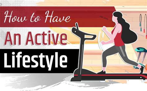 How To Have An Active Lifestyle Infographic
