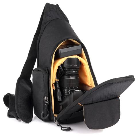 Dslr Camera Sling Bag Shoulder Digital Case For Canon Camera Nikon Sony