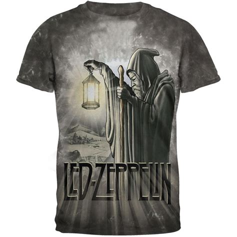Led Zeppelin Hermit Tie Dye T Shirt Medium