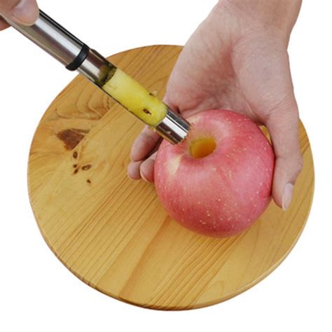 Stainless Steel Fruit Corer Apple Pear Peach Coring Kitchen Tool
